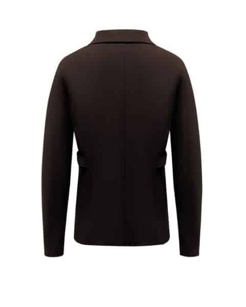 Tripel Nine blazer 92421 donkerbruin achterkant Tripel Nine blazer 92421 donkerbruin achterkant