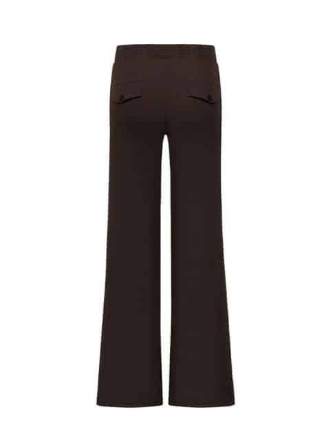 Triple Nine travel broek BR2701 donkerbruin achterkant hamilton sisters