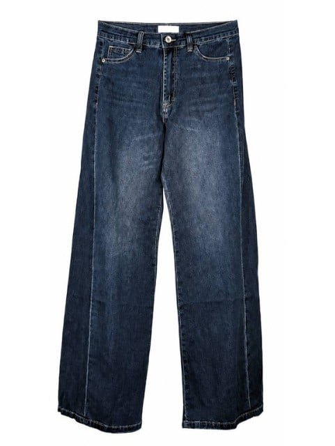 wide leg jeans Donkerblauw van Gemma Ricceri