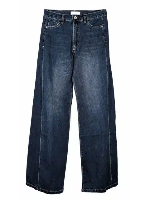 wide leg jeans Donkerblauw van Gemma Ricceri