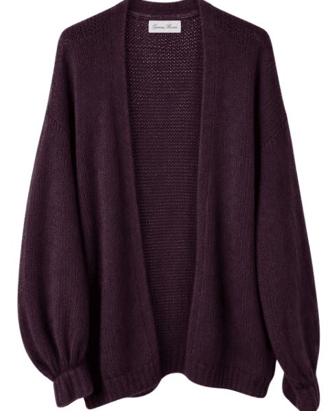 Gebreid Vest Aubergine Gemma Ricceri
