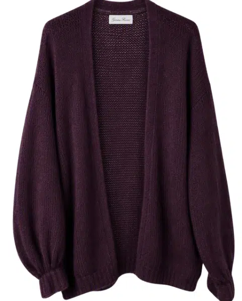 Gebreid Vest Aubergine Gemma Ricceri