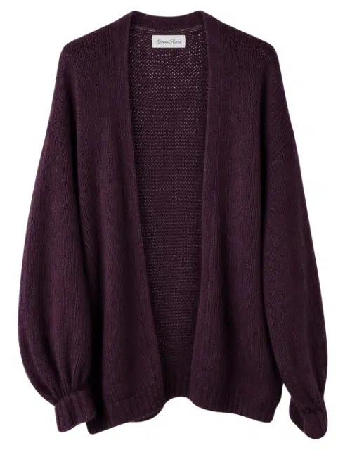 Gebreid Vest Aubergine Gemma Ricceri