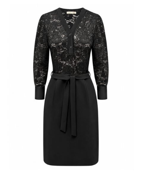 Triple Nine Travel Jurk met Kant Zwart 51842 Triple Nine Travel Jurk met Kant Zwart 51842