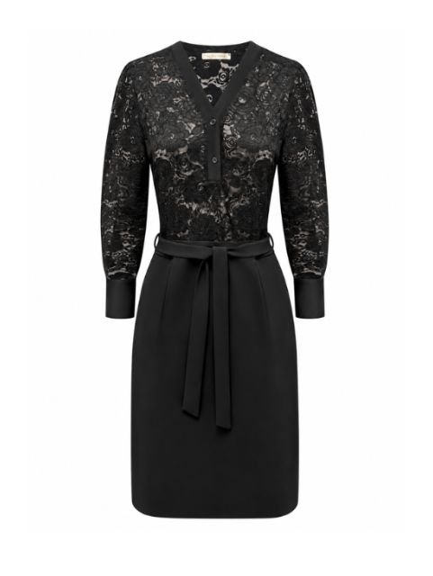 Triple Nine Travel Jurk Lace Zwart 51842