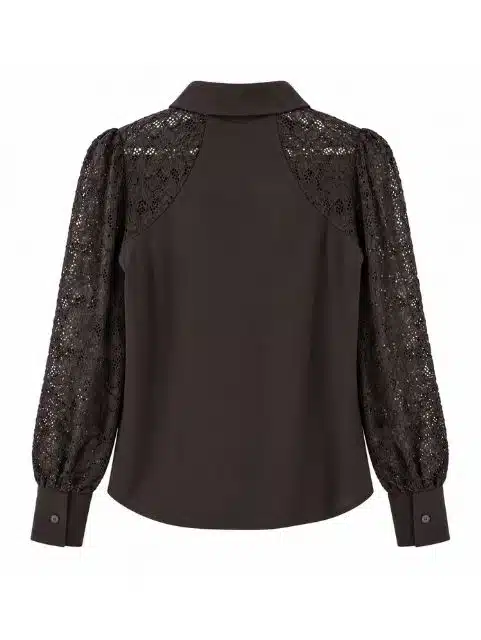 Triple Nine blouse donkerbruin 5954